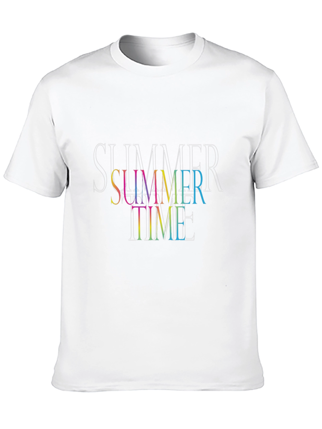 Summer Time Black T-Shirt