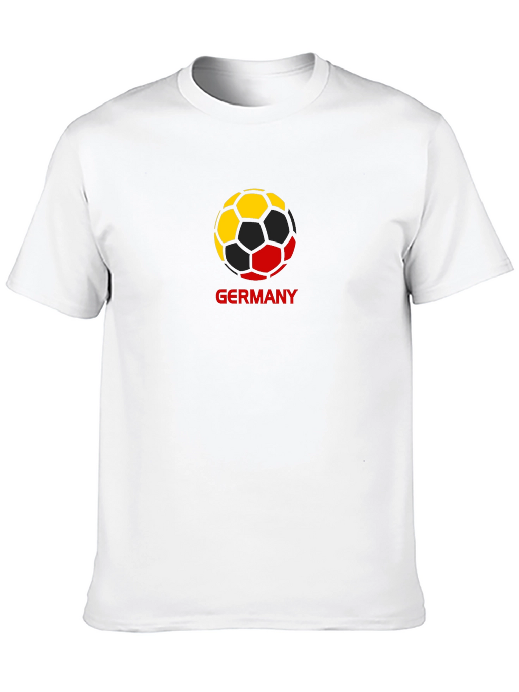 Germany Soccer Ball T-Shirt - Black