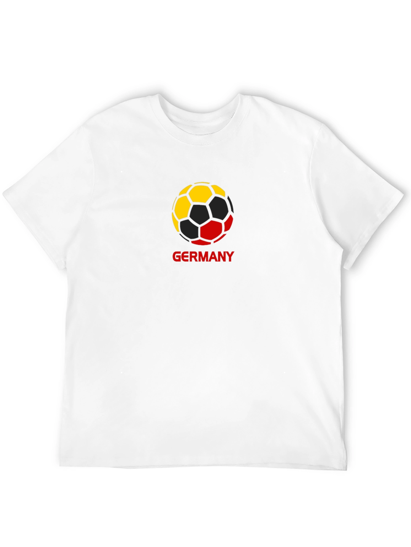 Germany Soccer Ball T-Shirt - Black