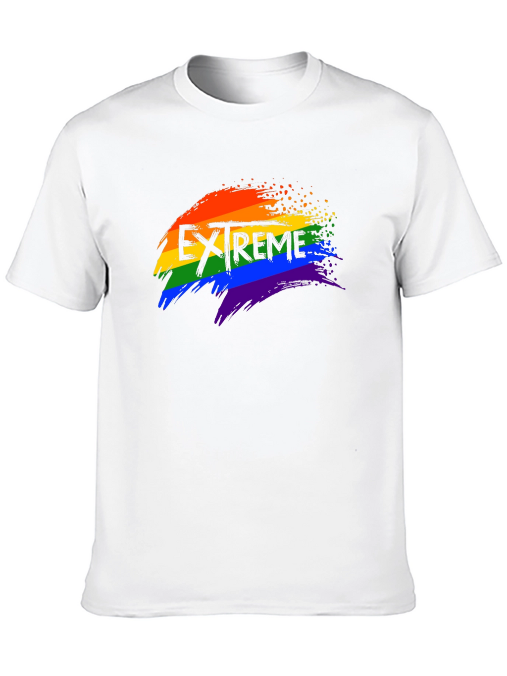 Extreme Pride Rainbow Graphic T-Shirt