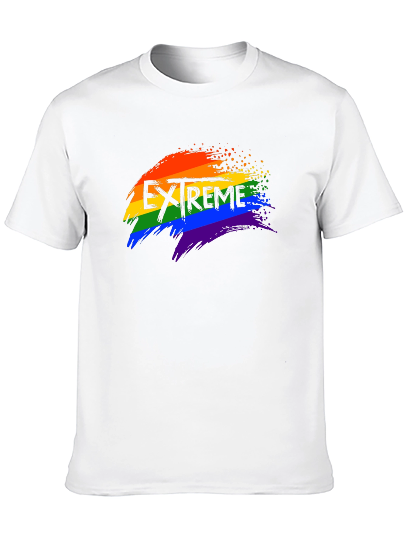 Extreme Pride Rainbow Graphic T-Shirt