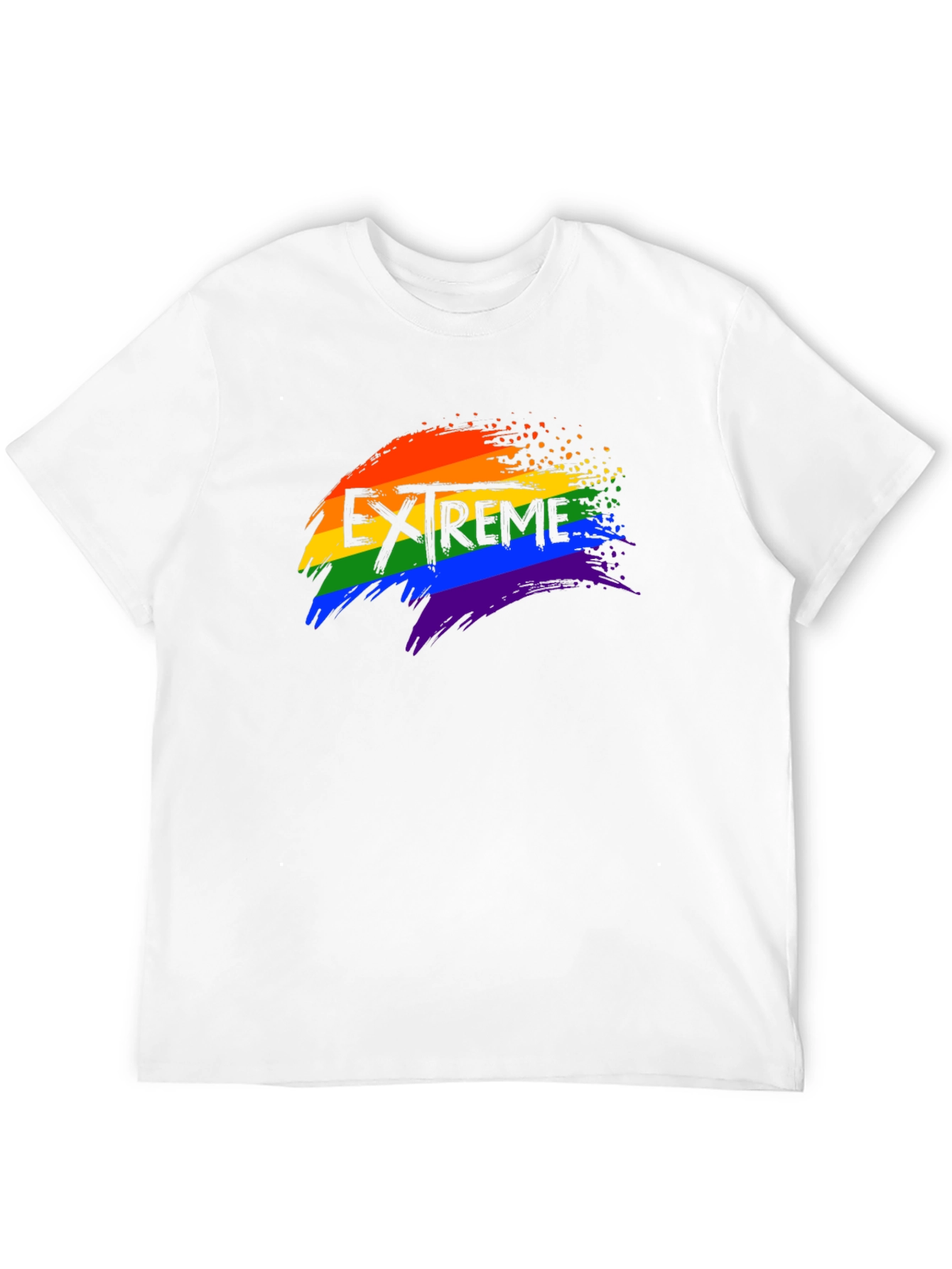 Extreme Pride Rainbow Graphic T-Shirt
