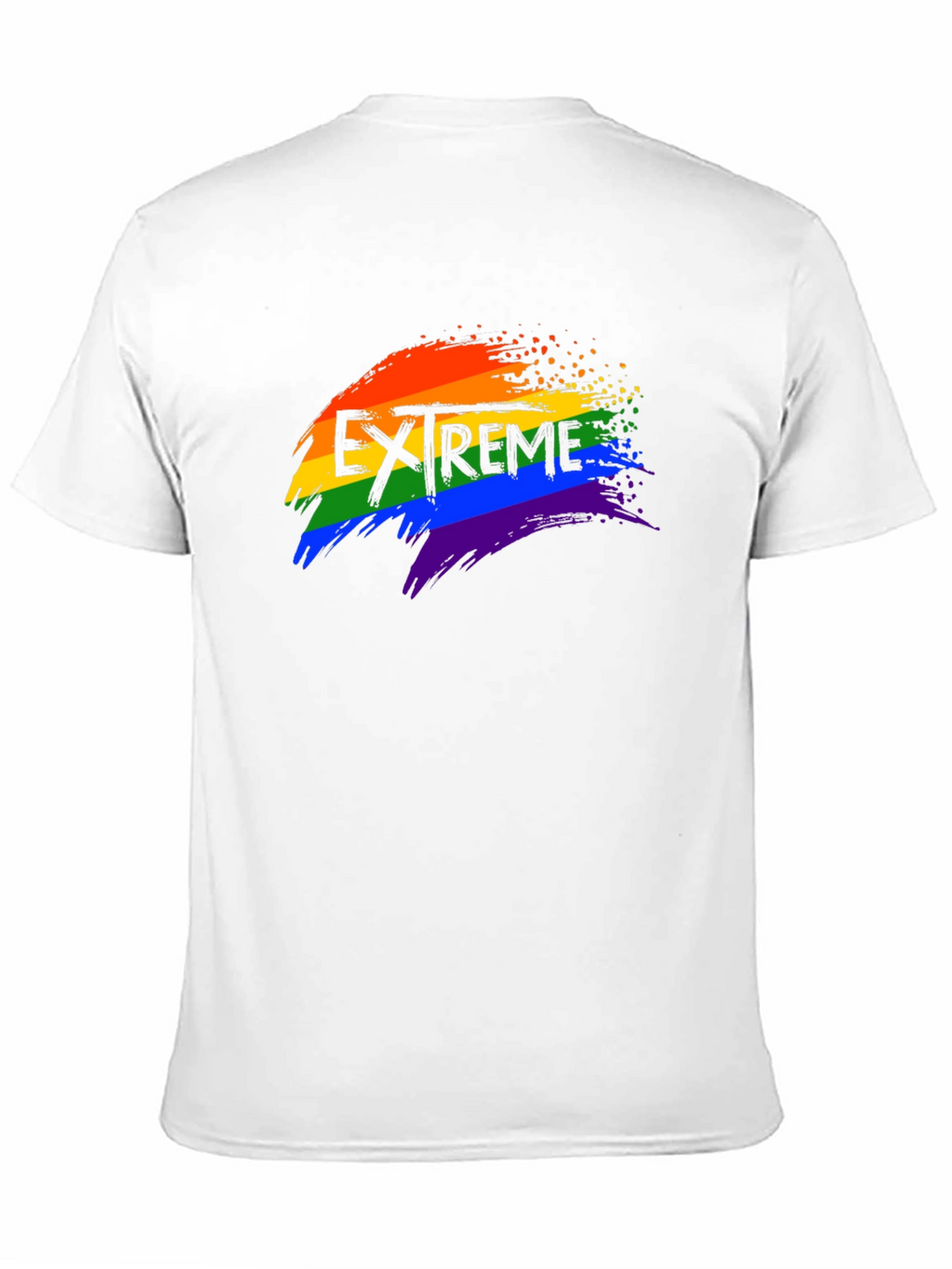 Extreme Pride Rainbow Graphic T-Shirt