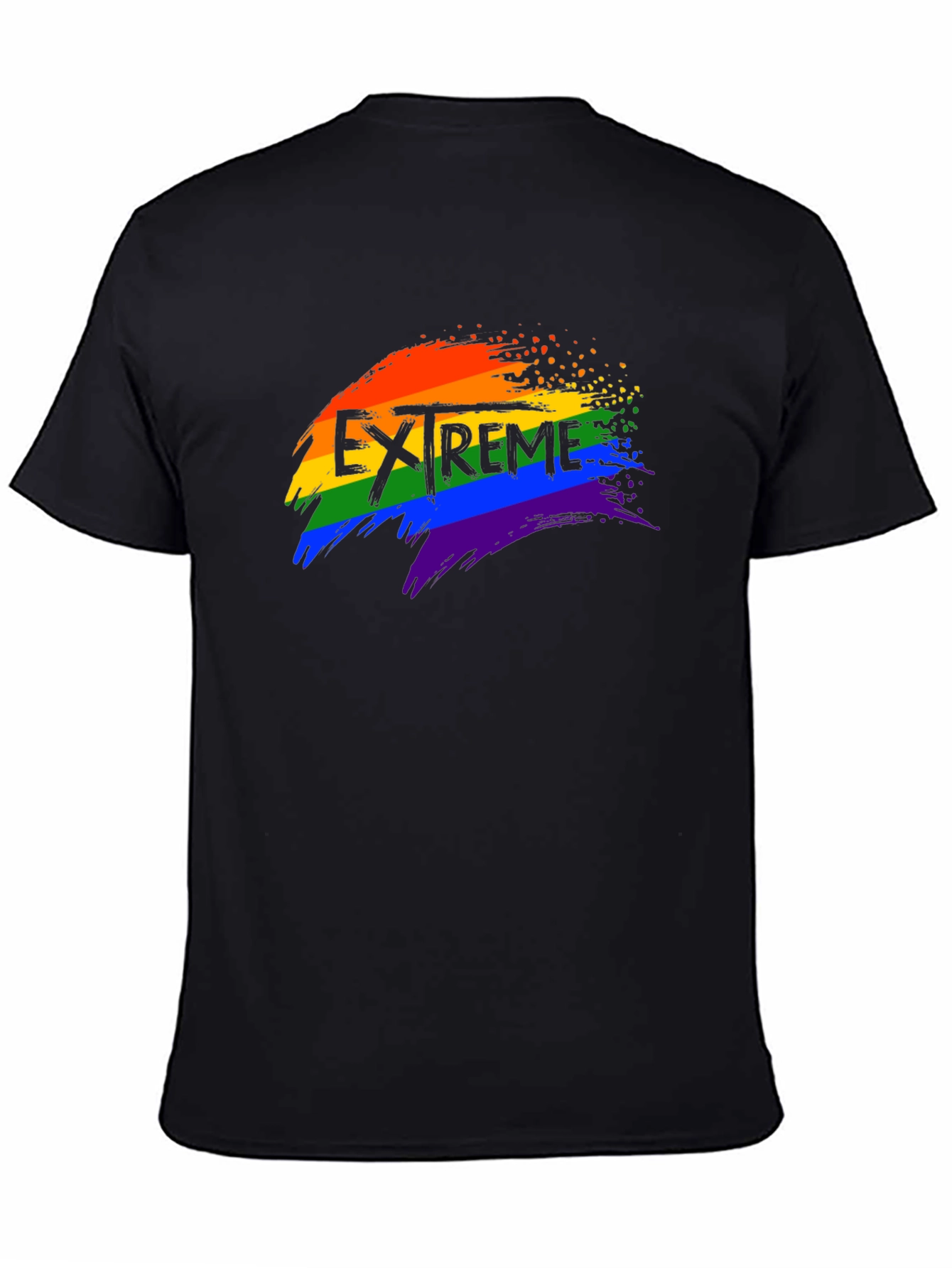 Extreme Pride Rainbow Graphic T-Shirt