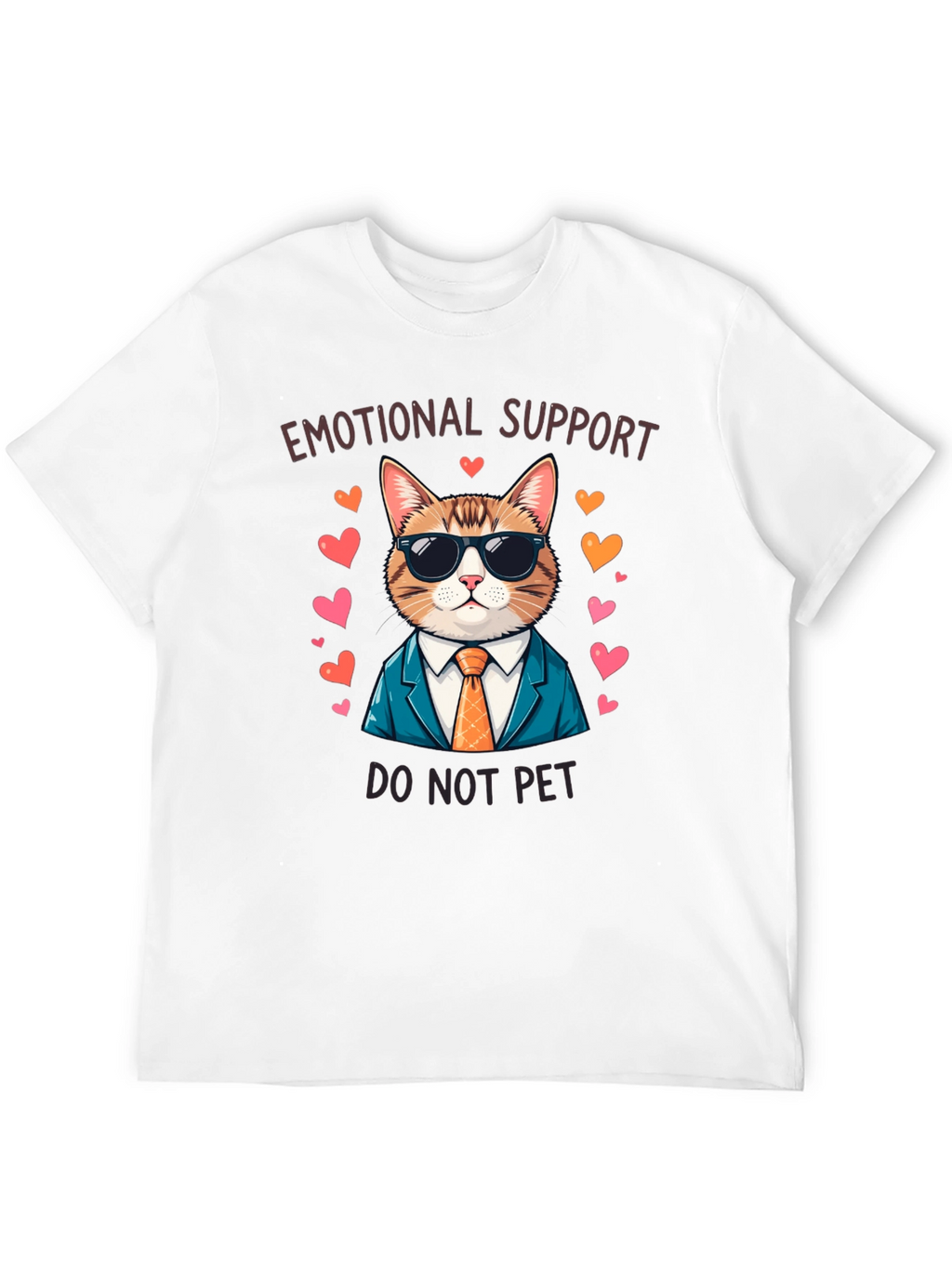 Emotional Support Cat T-Shirt - Do Not Pet!