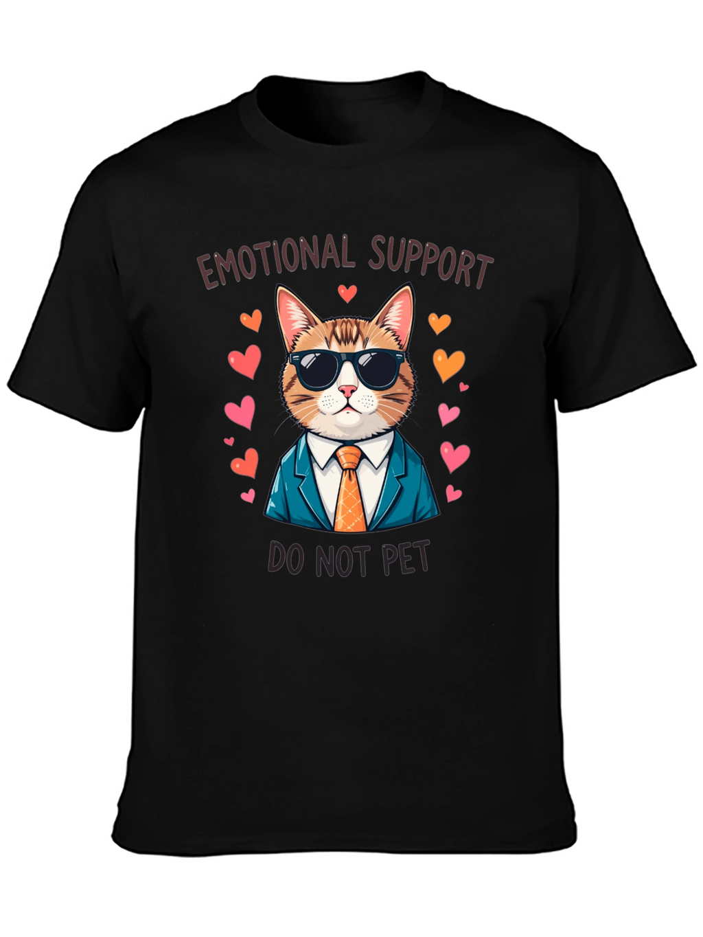 Emotional Support Cat T-Shirt - Do Not Pet!
