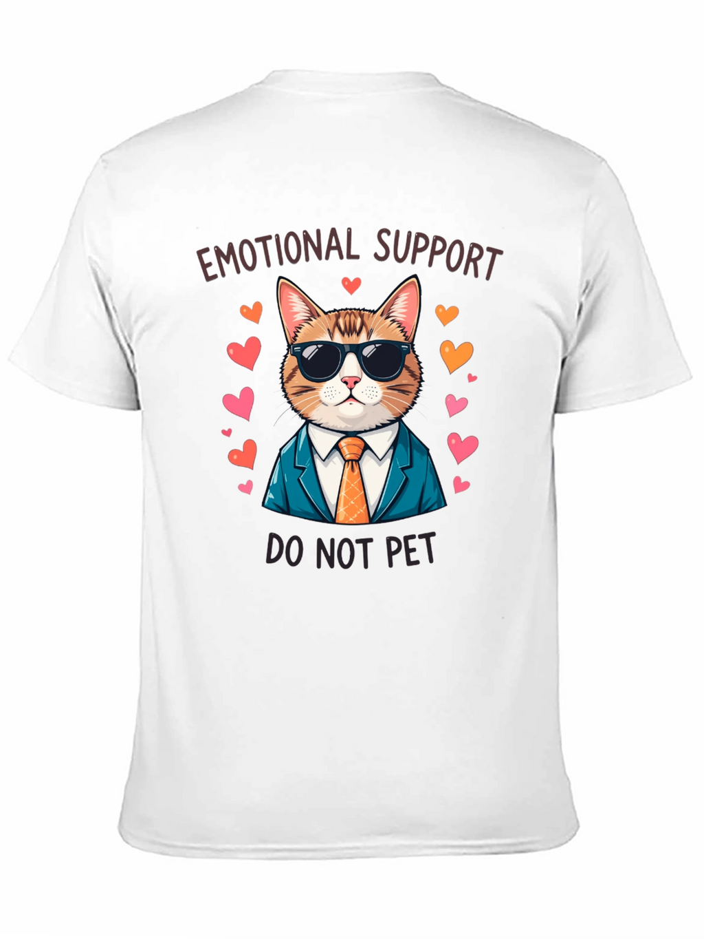 Emotional Support Cat T-Shirt - Do Not Pet!
