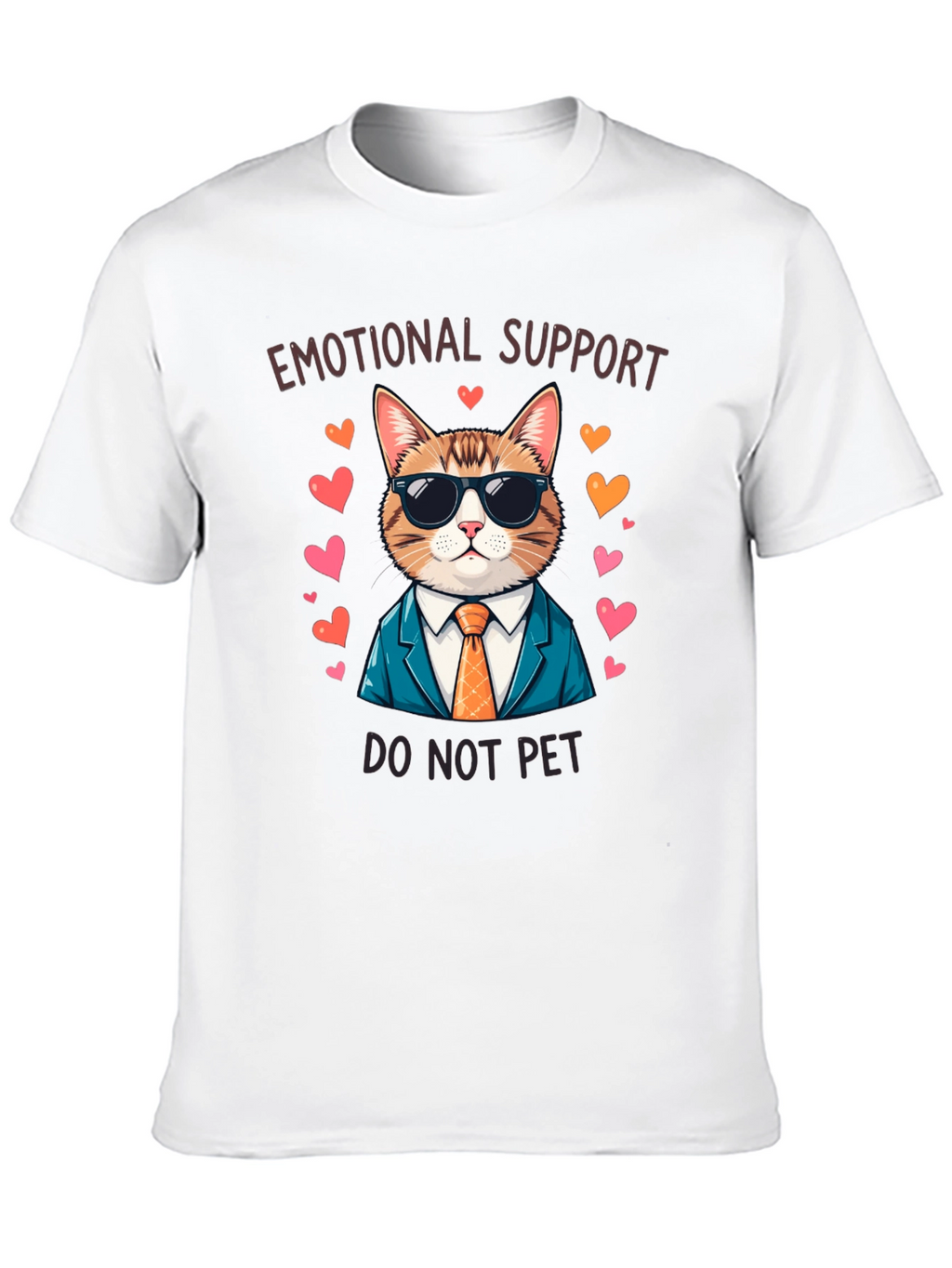 Emotional Support Cat T-Shirt - Do Not Pet!