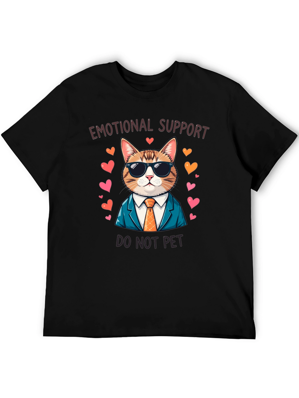 Emotional Support Cat T-Shirt - Do Not Pet!