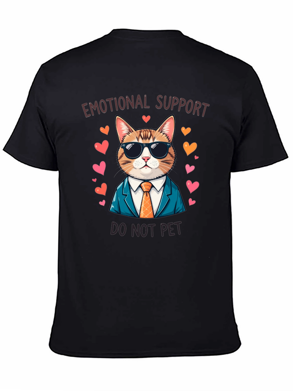 Emotional Support Cat T-Shirt - Do Not Pet!