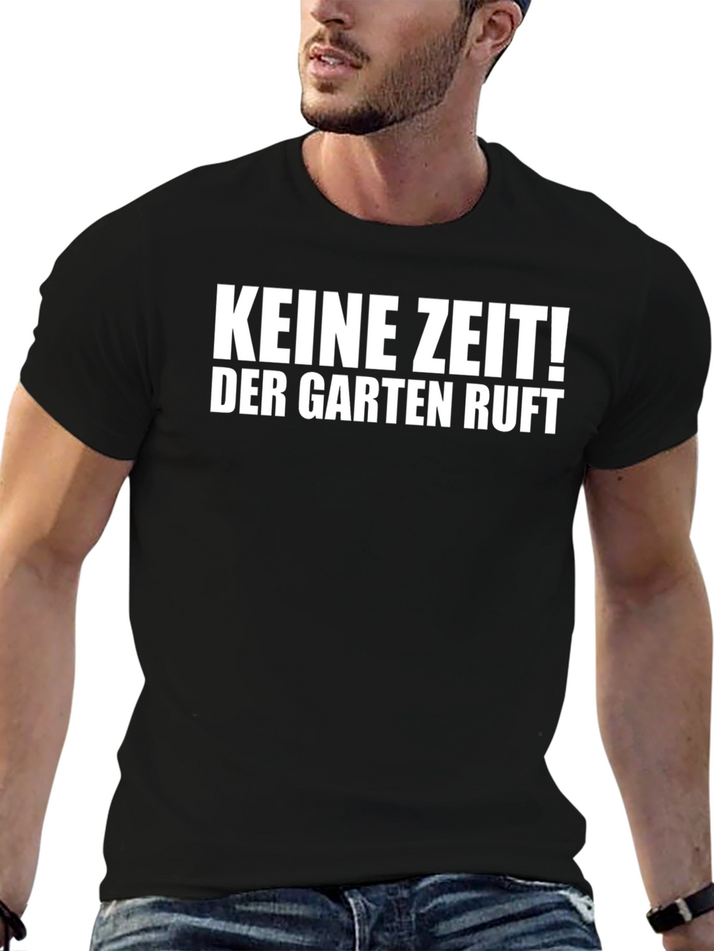 Keine Zeit! Der Garten Ruft Black T-Shirt