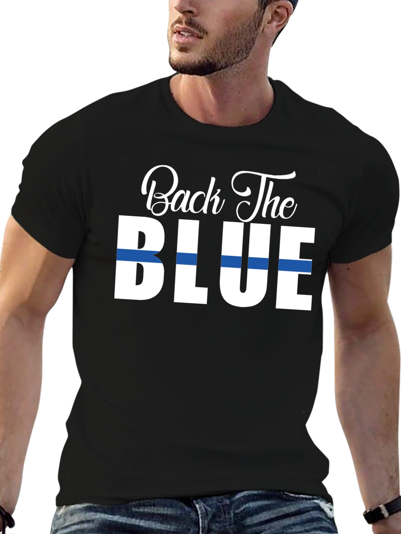 Back The Blue Graphic T-Shirt