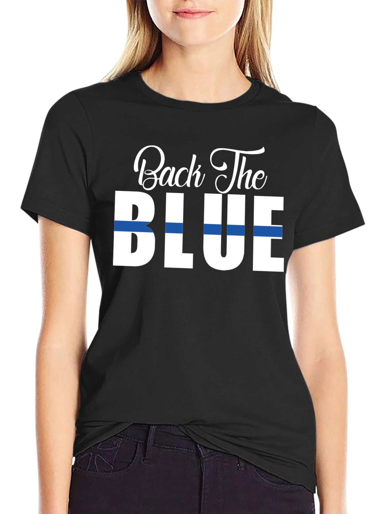 Back The Blue Graphic T-Shirt