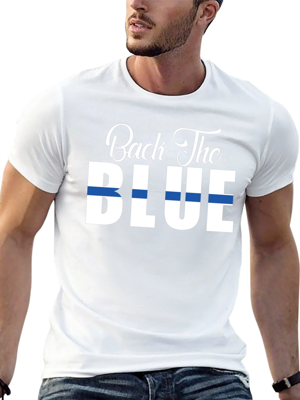 Back The Blue Graphic T-Shirt
