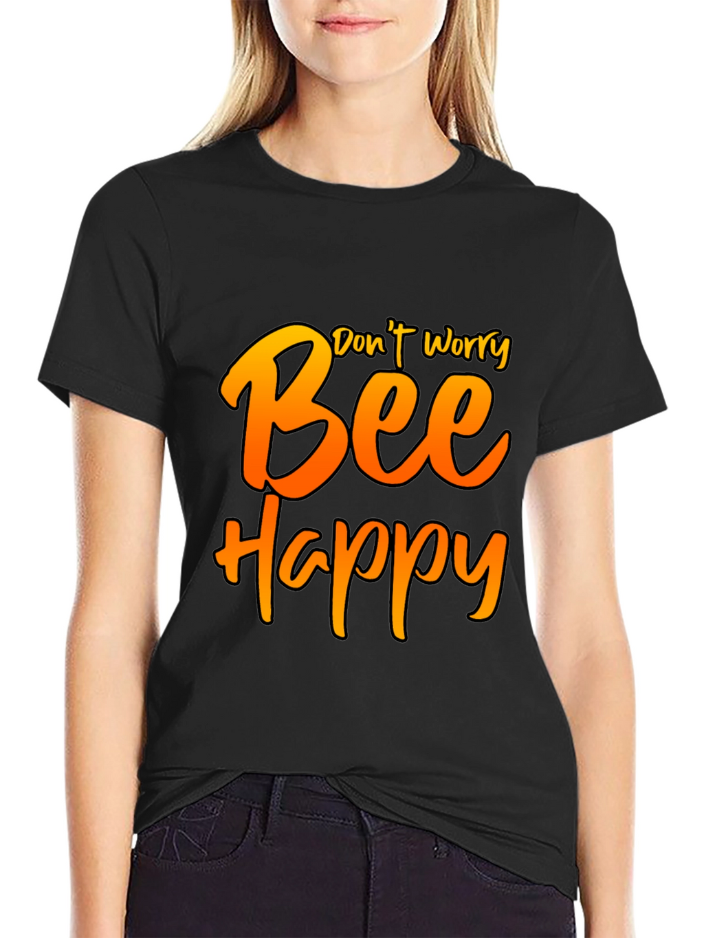 Dont Worry Bee Happy Graphic Tee