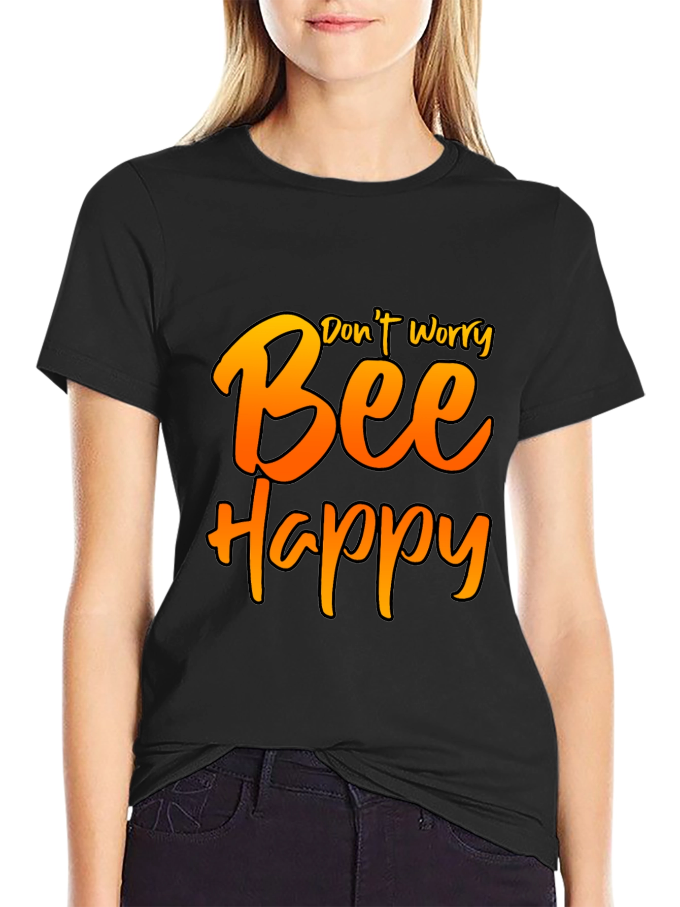Dont Worry Bee Happy Graphic Tee