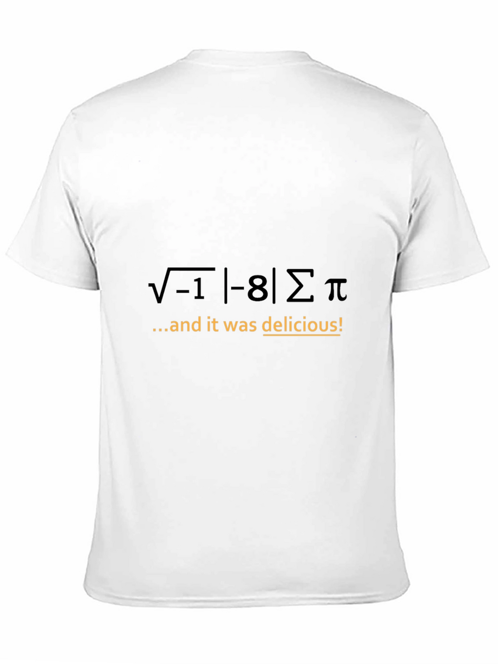 Math Humor T-Shirt: I 8 Sum Pi!
