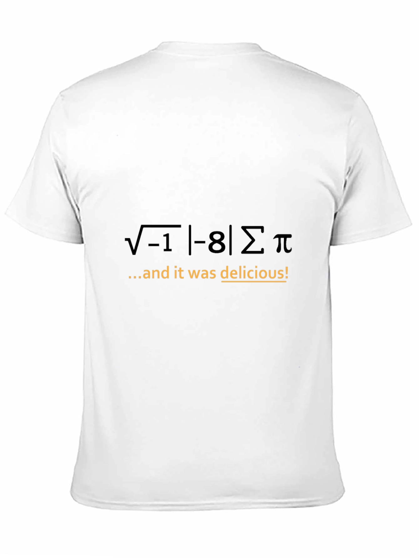 Math Humor T-Shirt: I 8 Sum Pi!