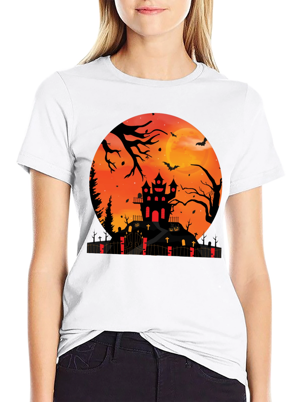 Halloween Haunted House T-Shirt