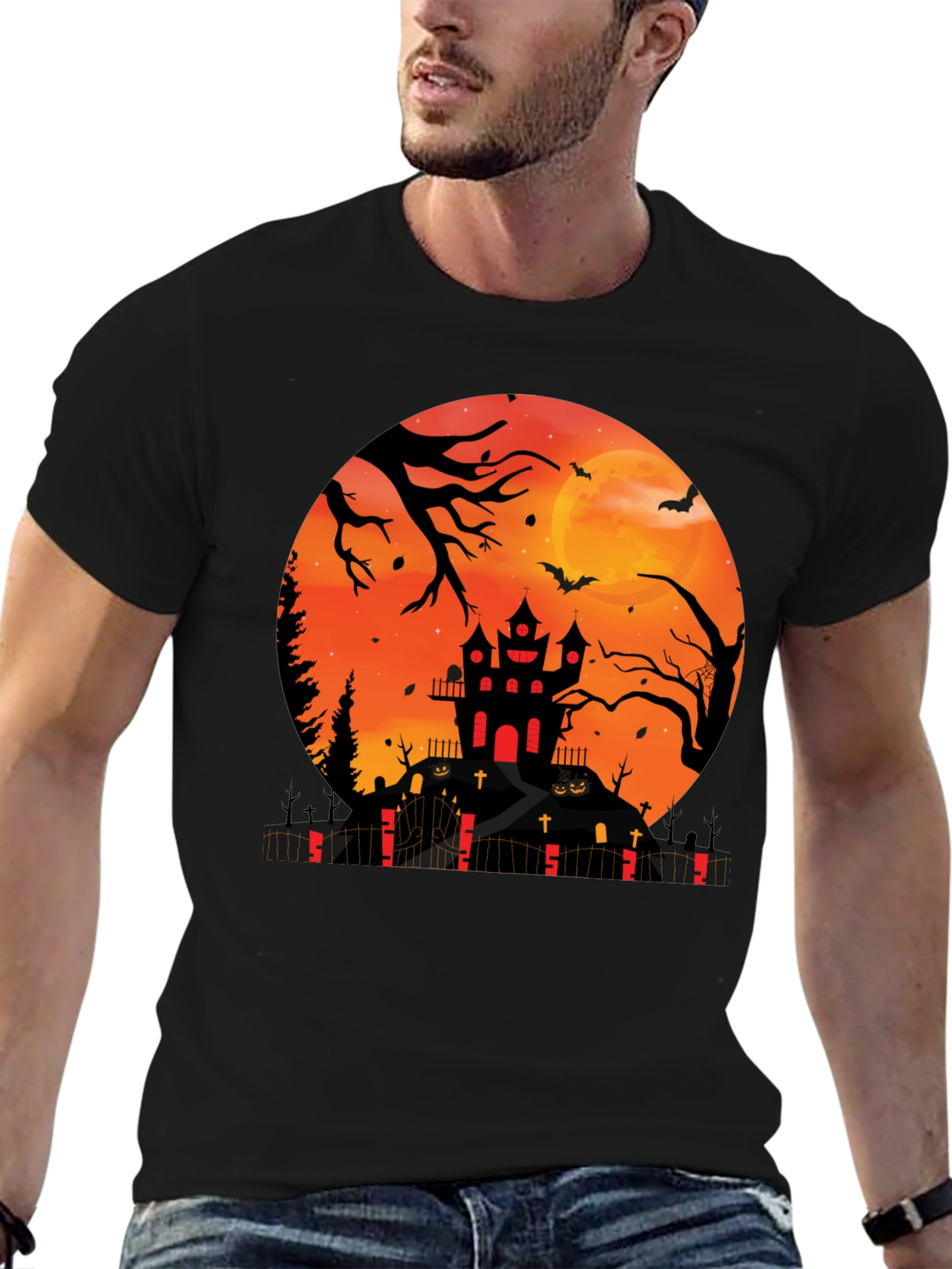 Halloween Haunted House T-Shirt