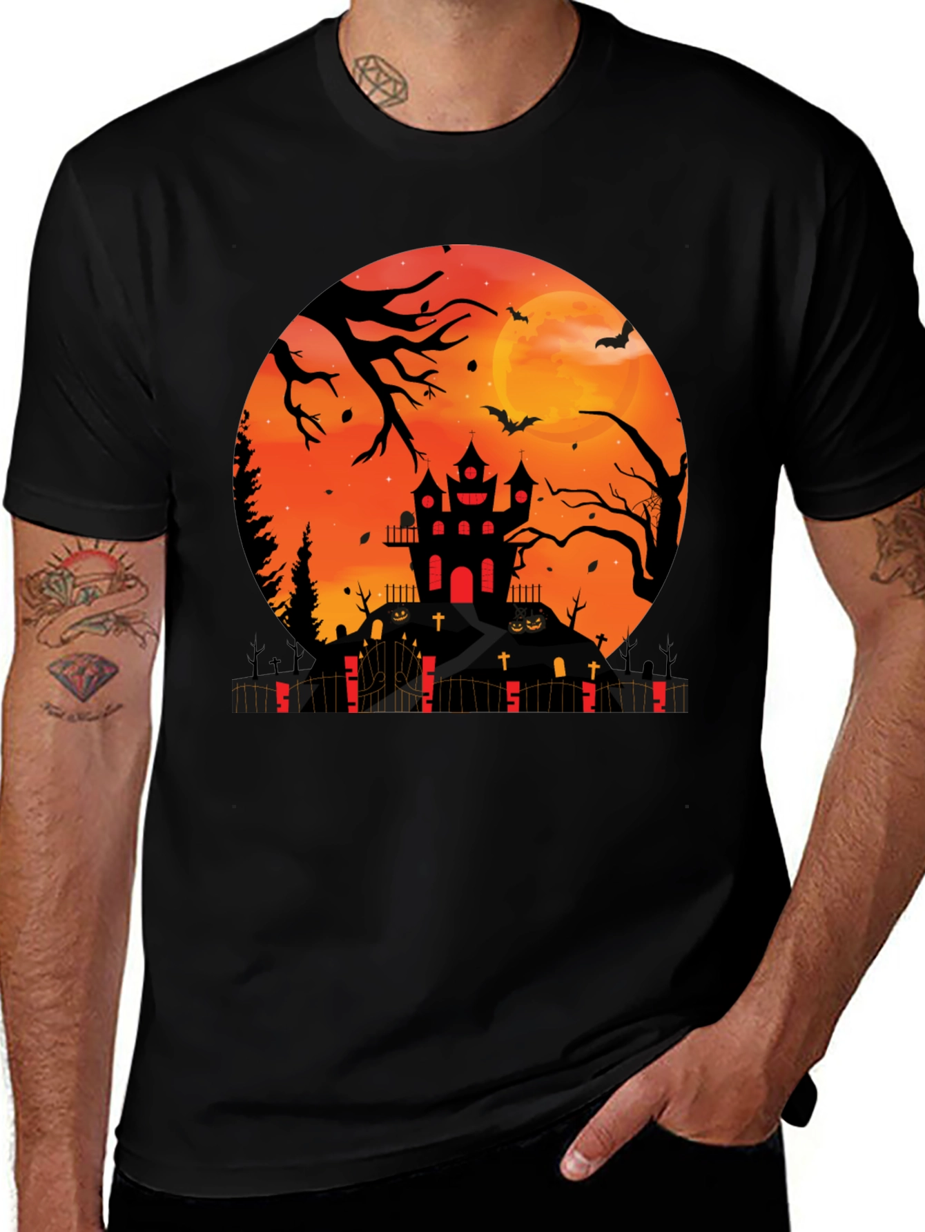 Halloween Haunted House T-Shirt