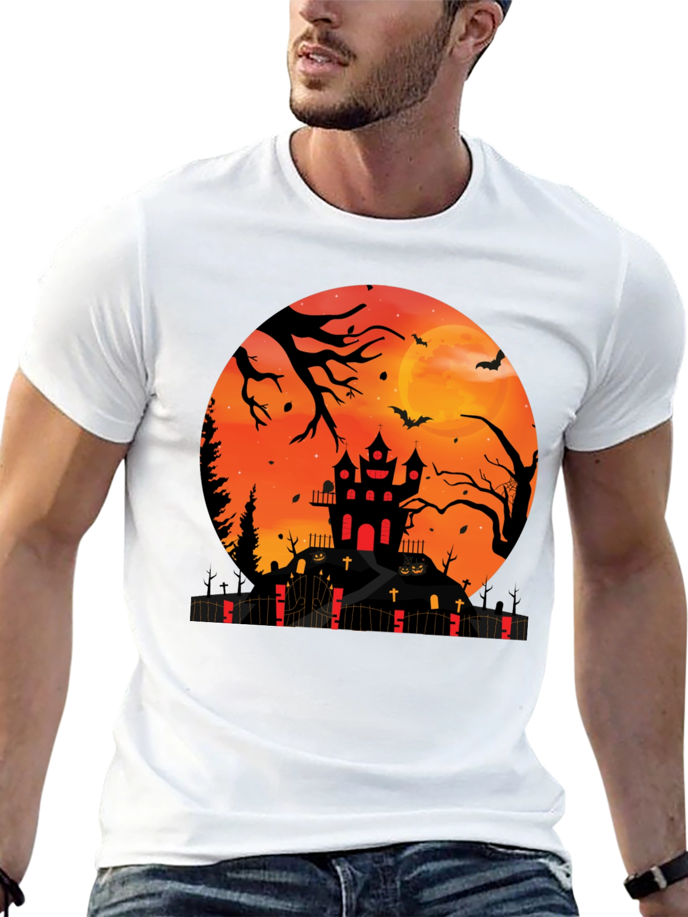 Halloween Haunted House T-Shirt