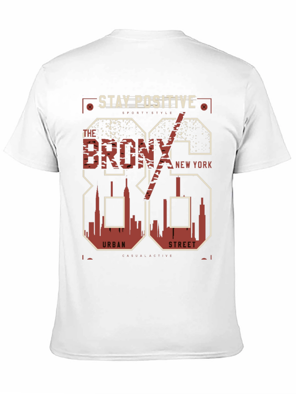 Stay Positive Bronx Graphic Tee