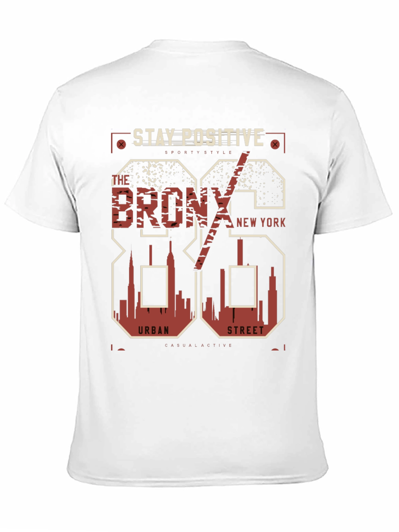 Stay Positive Bronx Graphic Tee