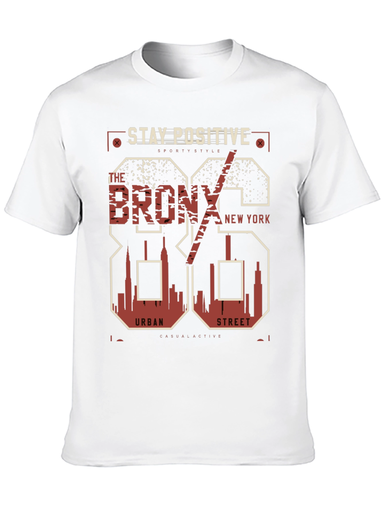 Stay Positive Bronx Graphic Tee