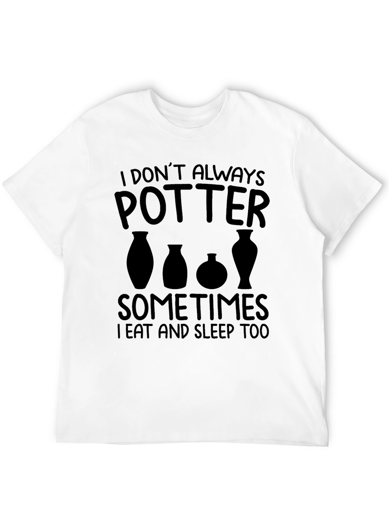 Potter Graphic Tee - Unisex Black T-Shirt