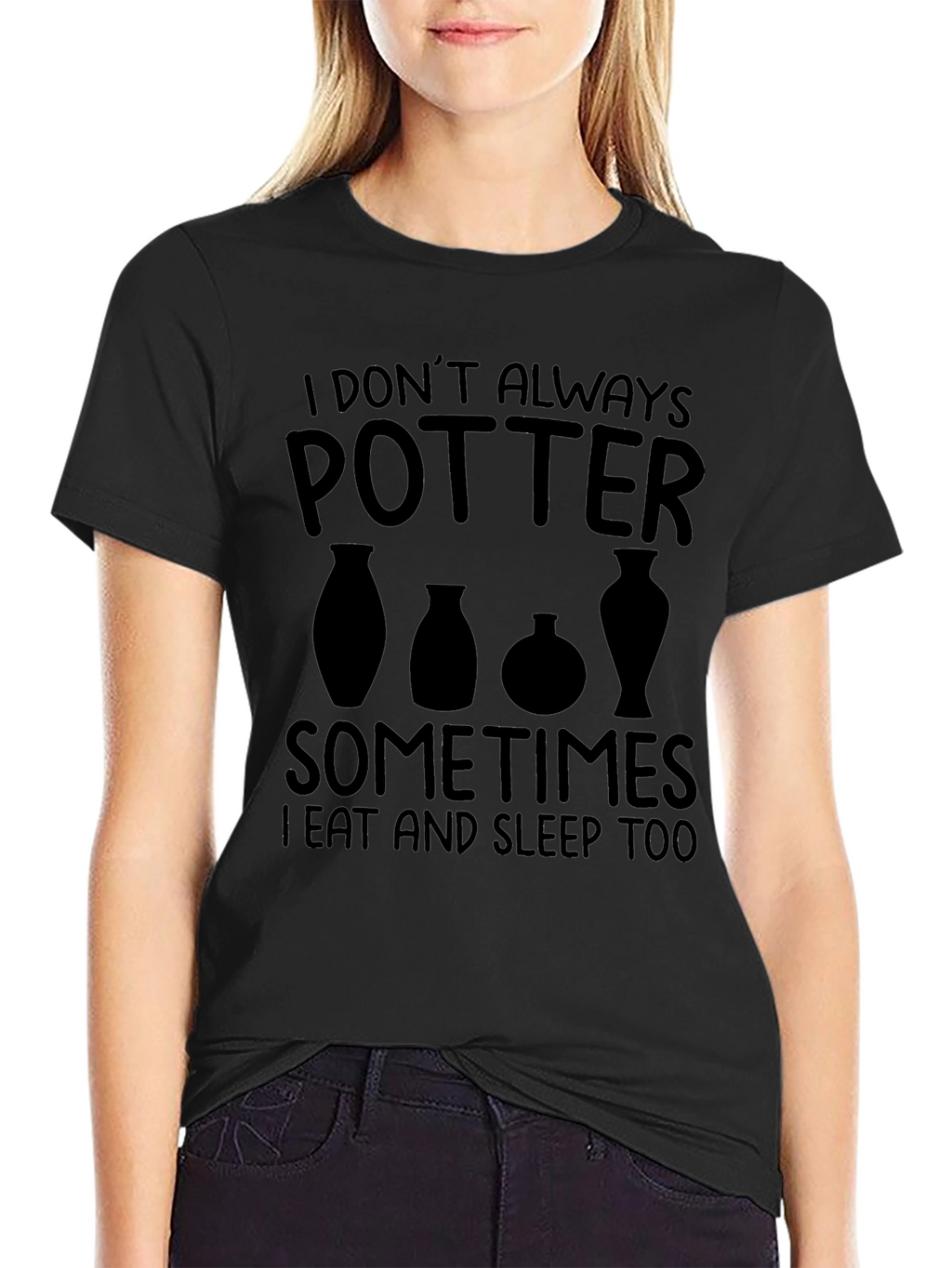 Potter Graphic Tee - Unisex Black T-Shirt
