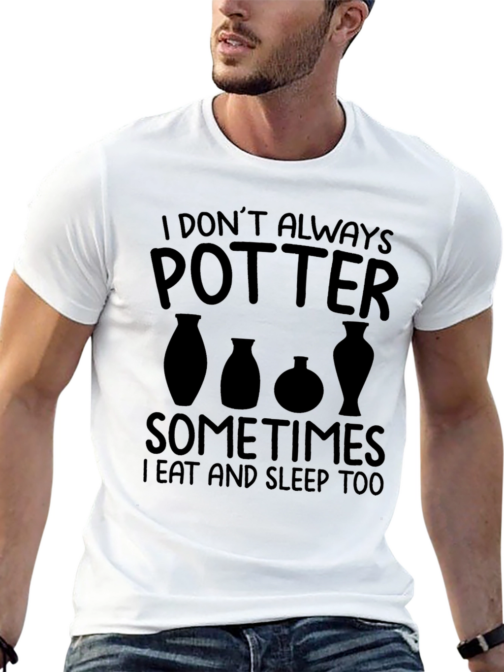 Potter Graphic Tee - Unisex Black T-Shirt