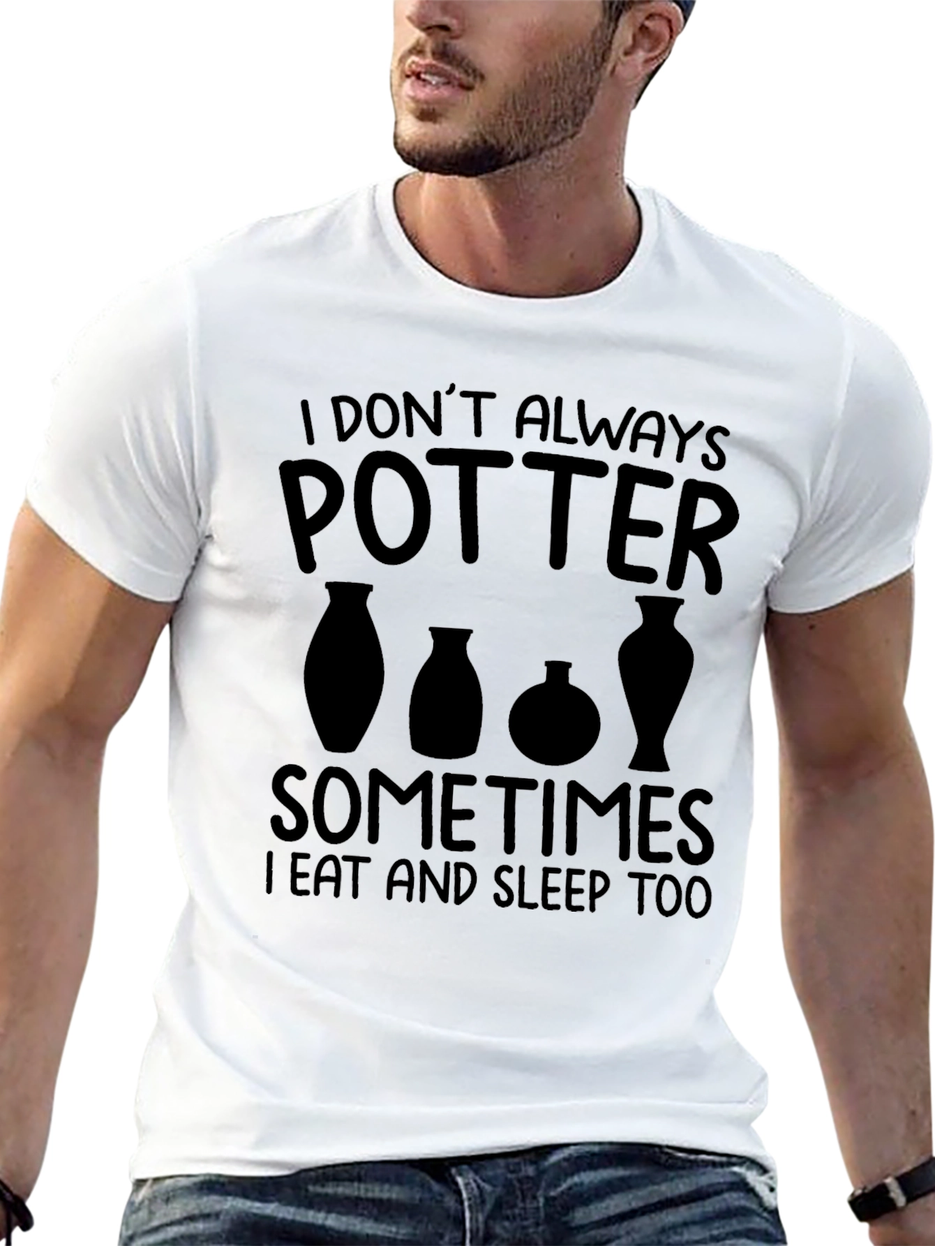 Potter Graphic Tee - Unisex Black T-Shirt