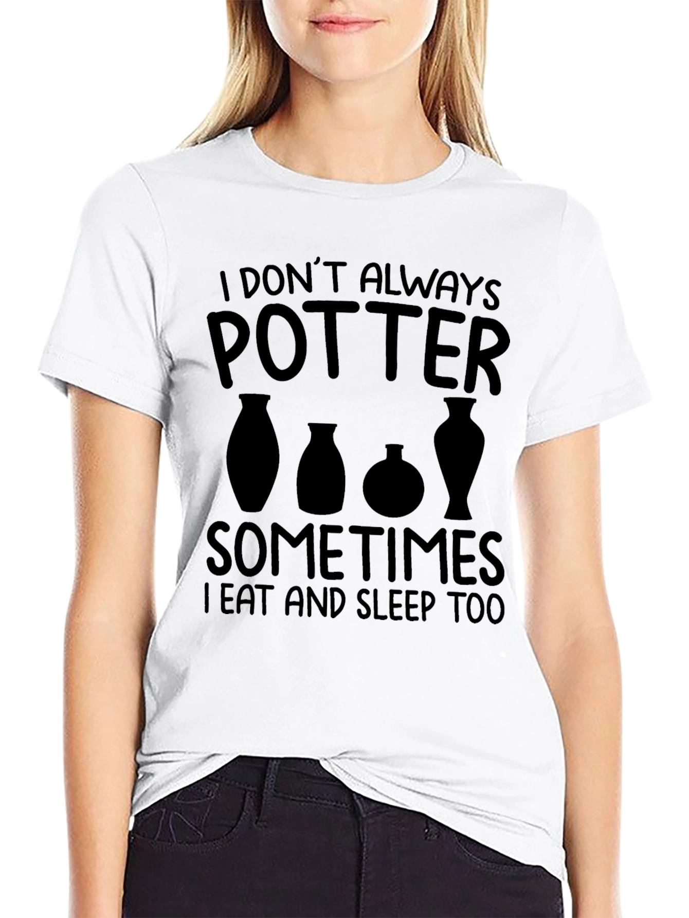 Potter Graphic Tee - Unisex Black T-Shirt