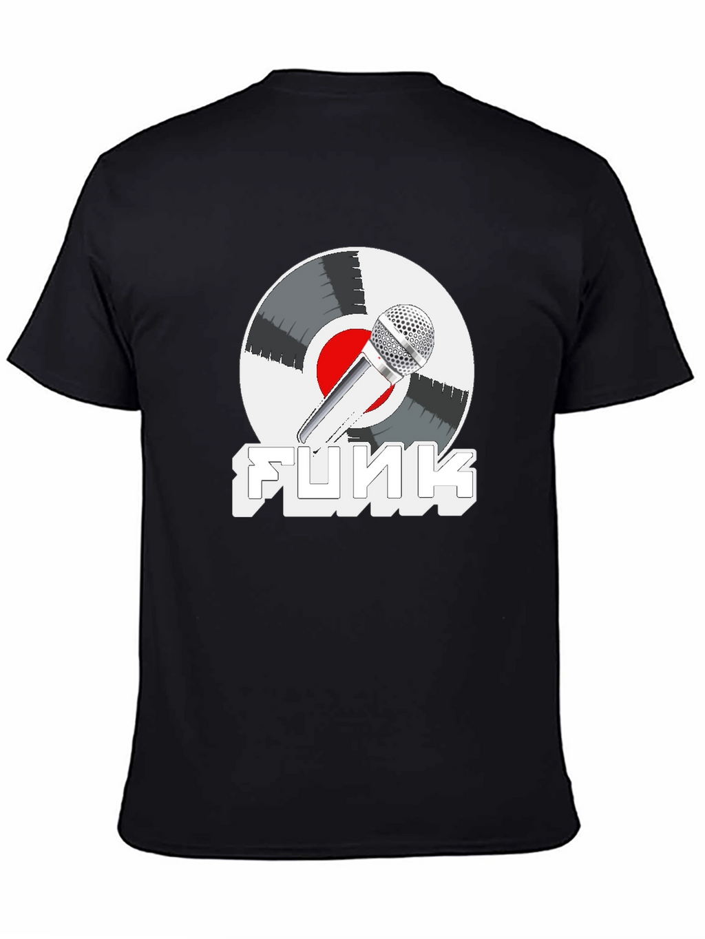 Funky Mic Record Graphic Tee