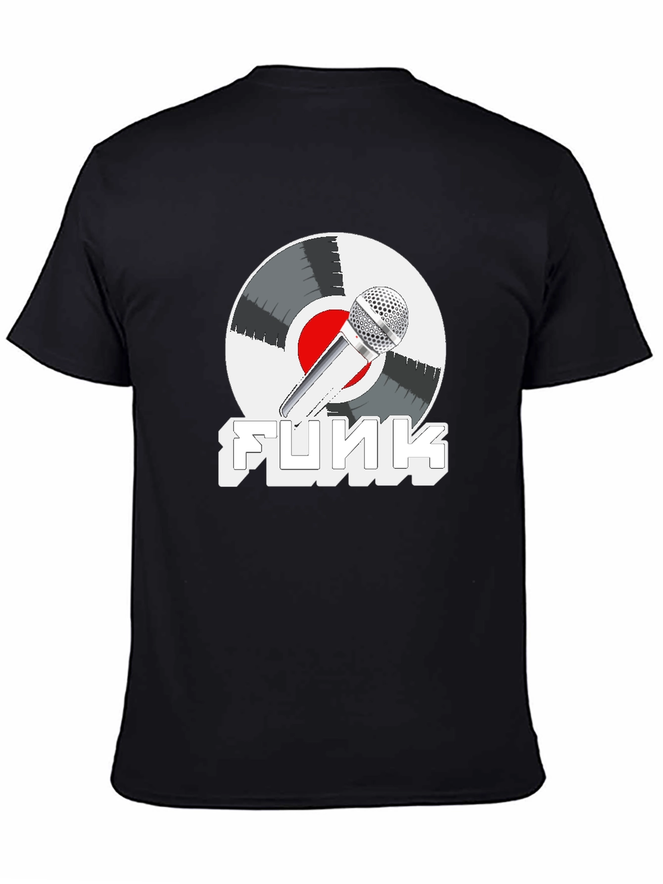 Funky Mic Record Graphic Tee