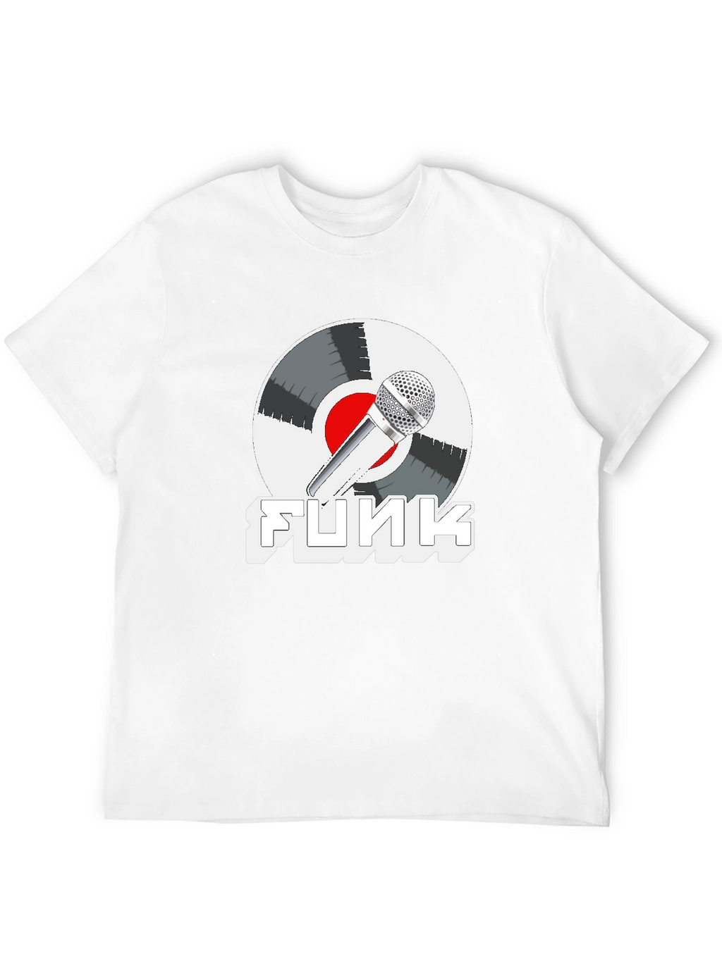 Funky Mic Record Graphic Tee