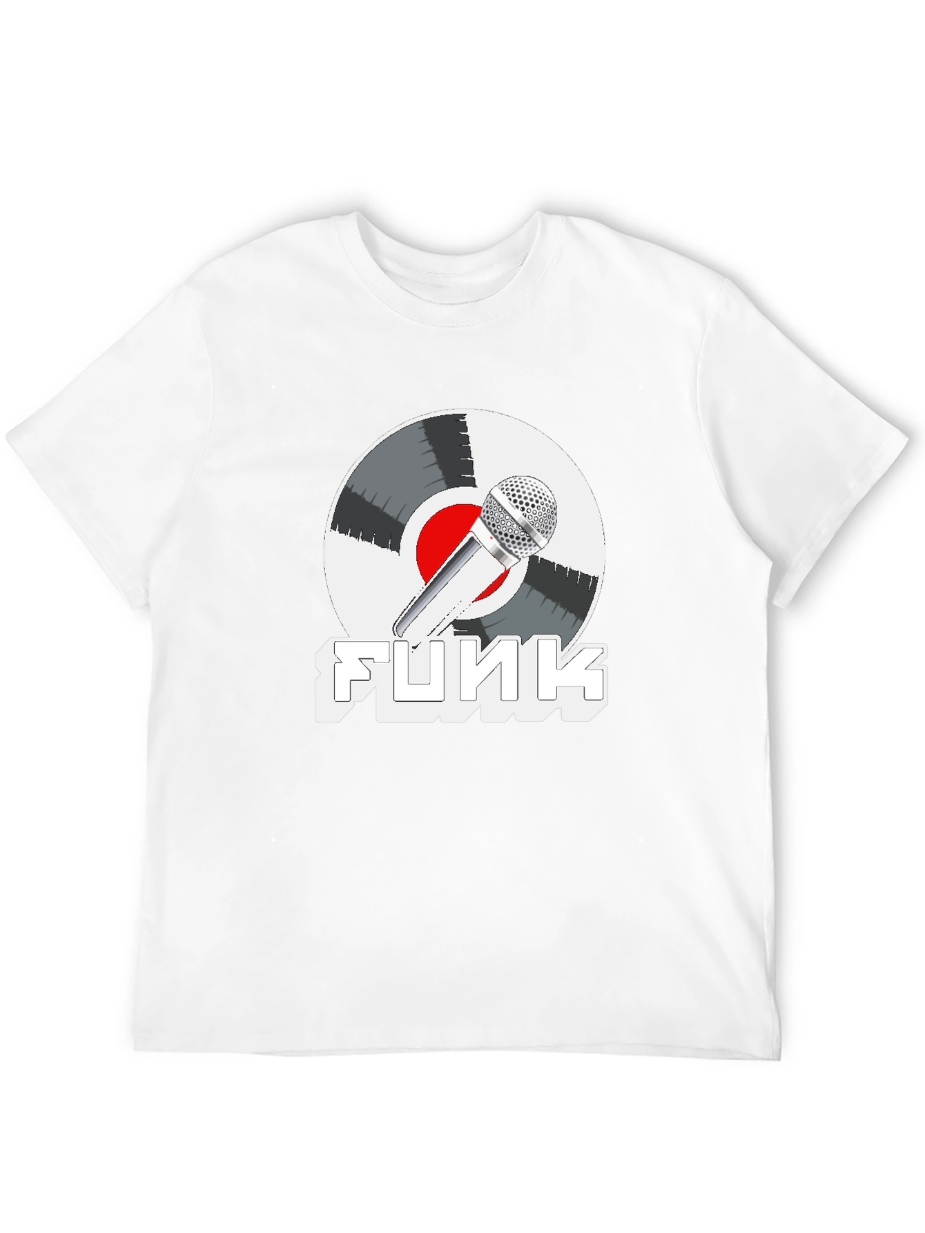 Funky Mic Record Graphic Tee