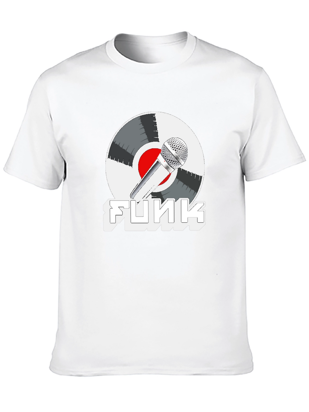 Funky Mic Record Graphic Tee