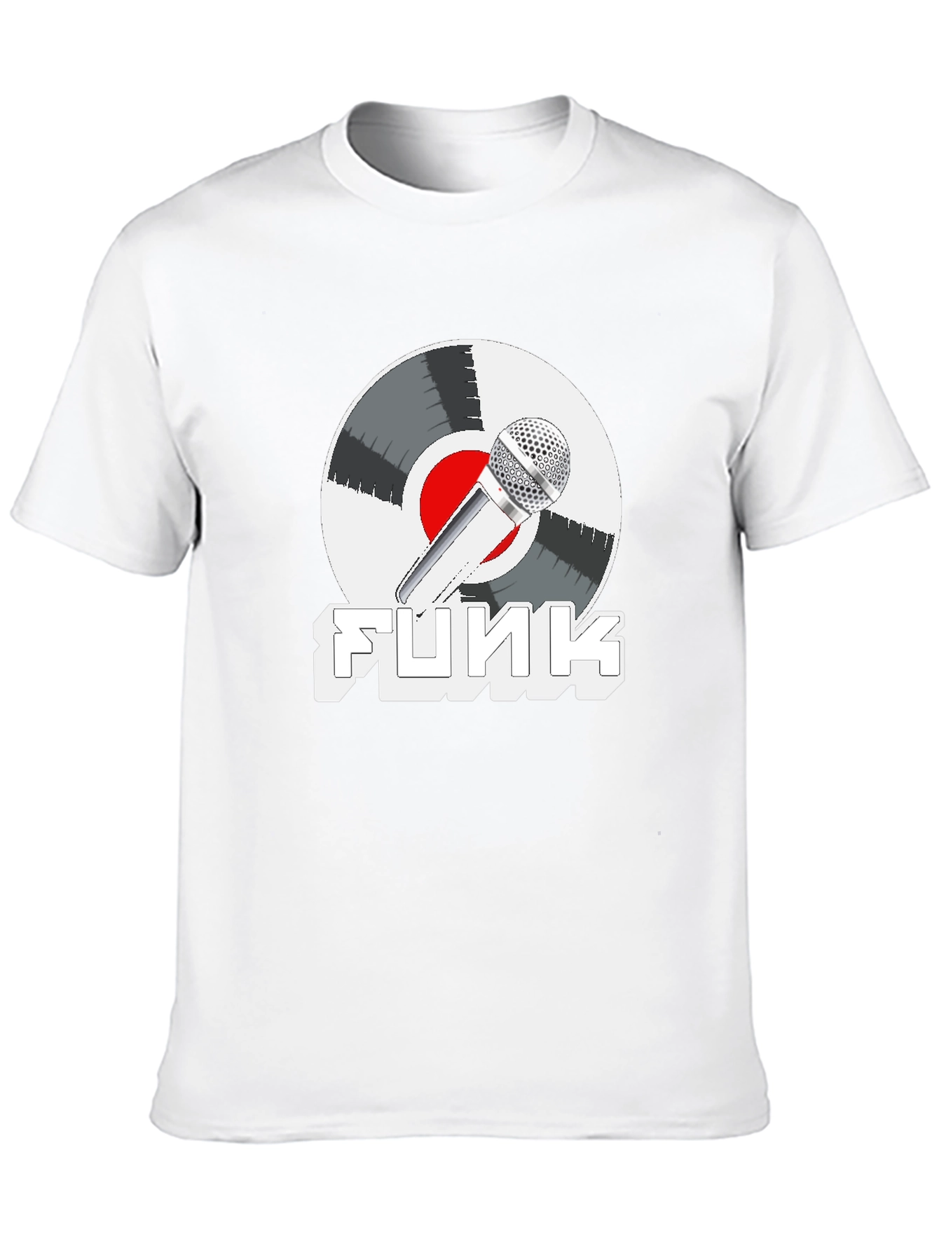Funky Mic Record Graphic Tee