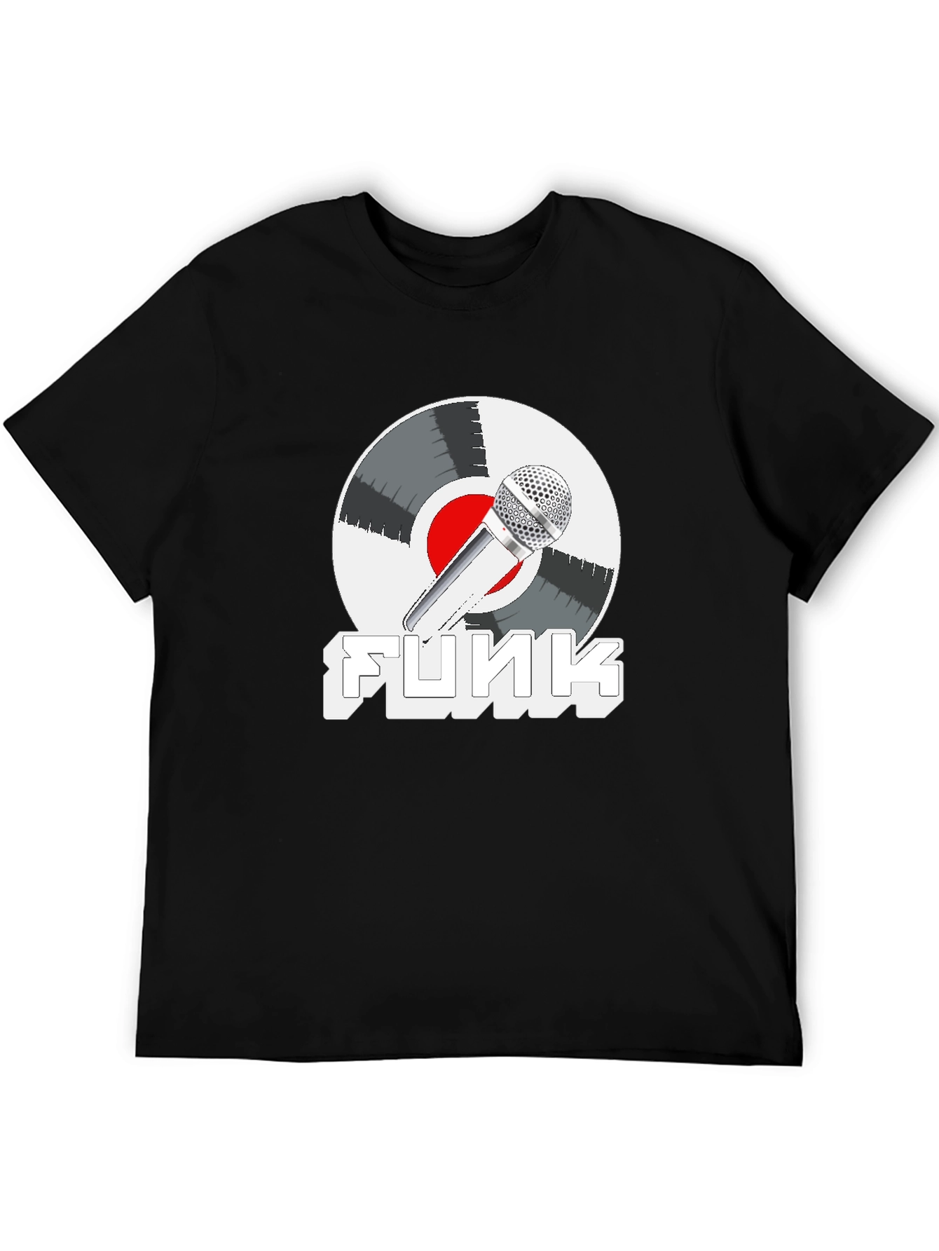 Funky Mic Record Graphic Tee
