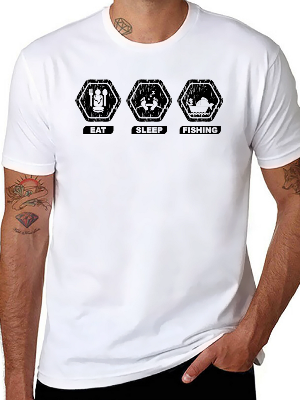 Eat Sleep Fishing T-Shirt - Fishermans Life