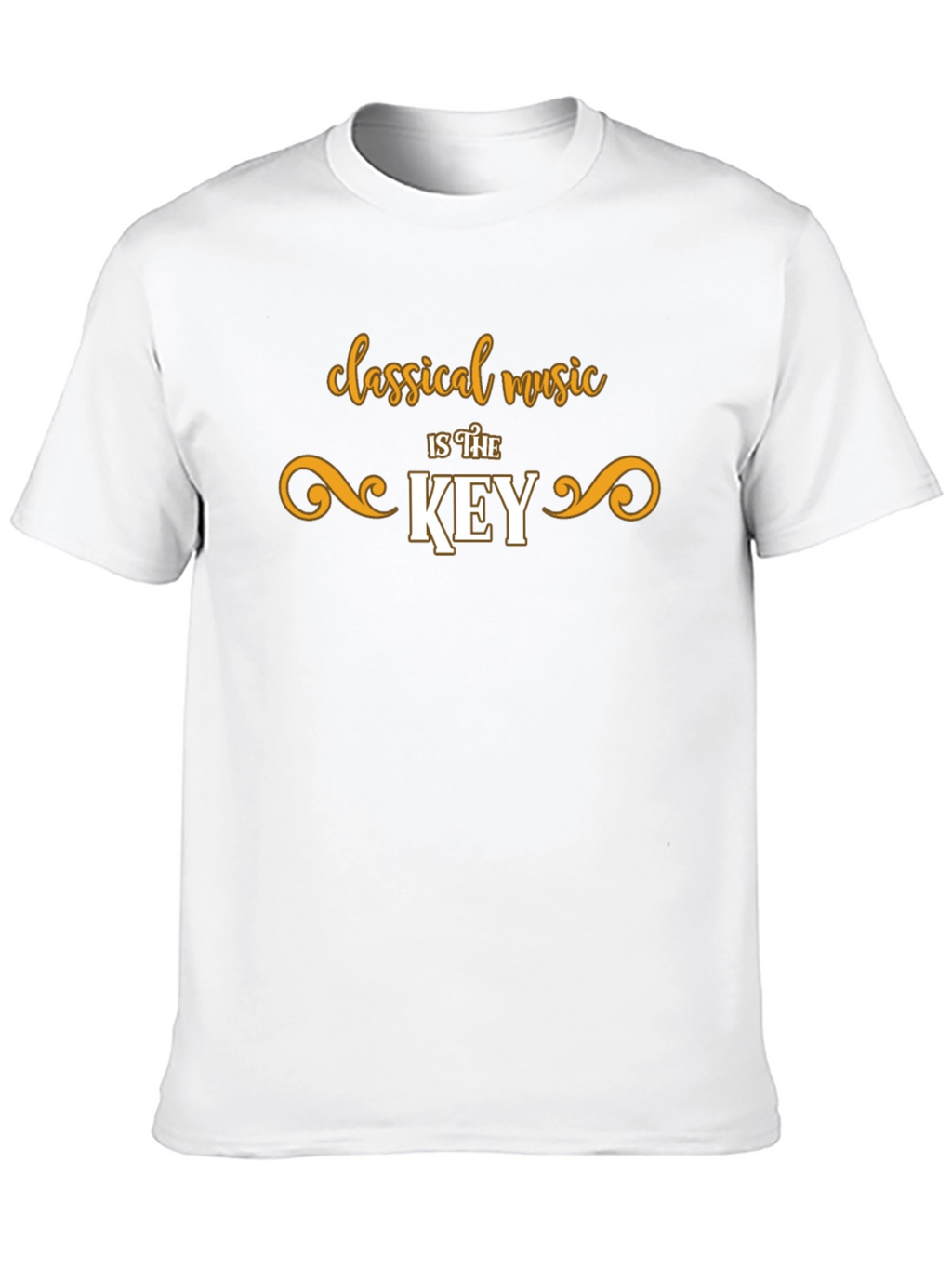 Classical Music is the Key Black T-Shirt
