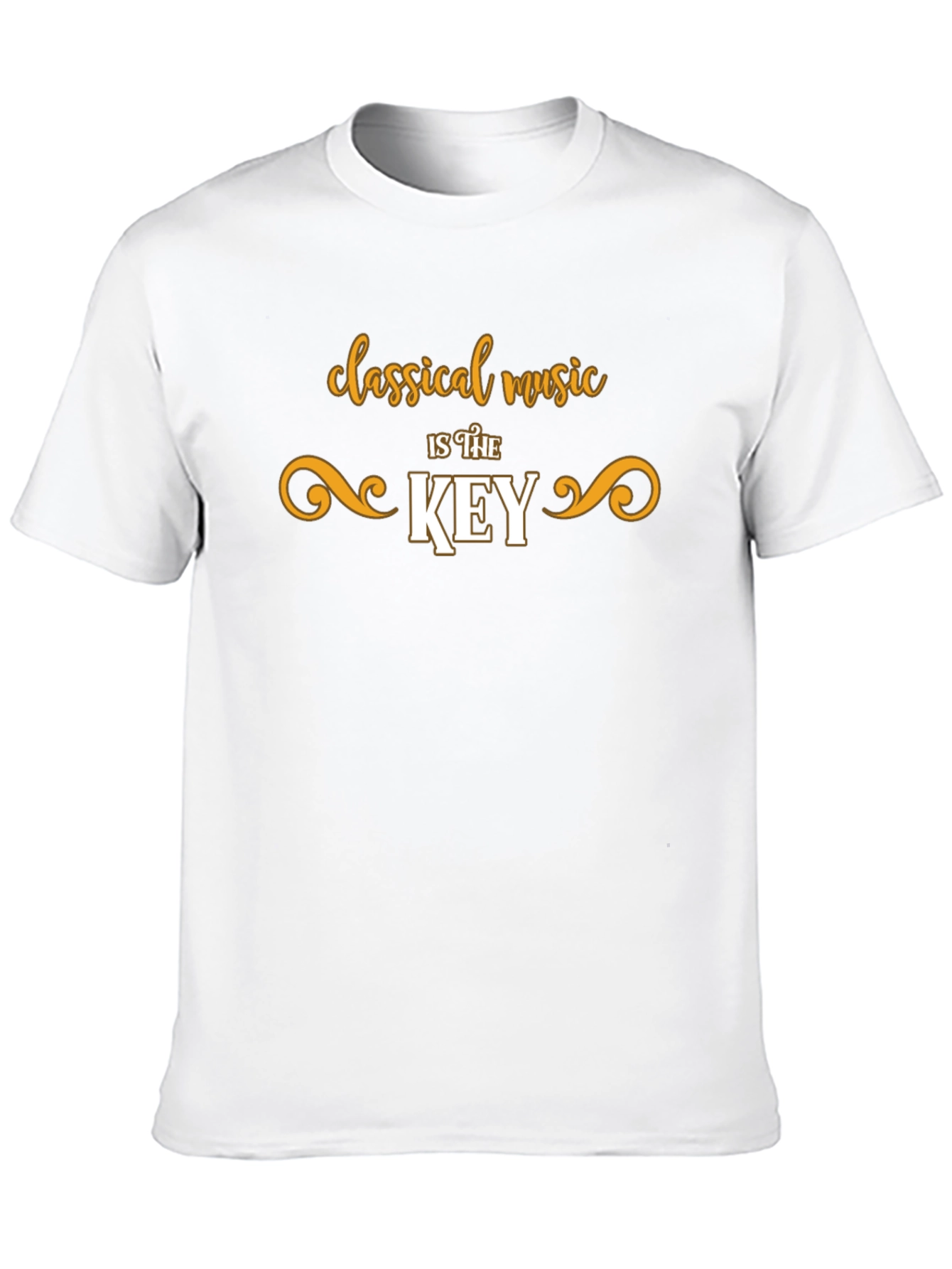 Classical Music is the Key Black T-Shirt