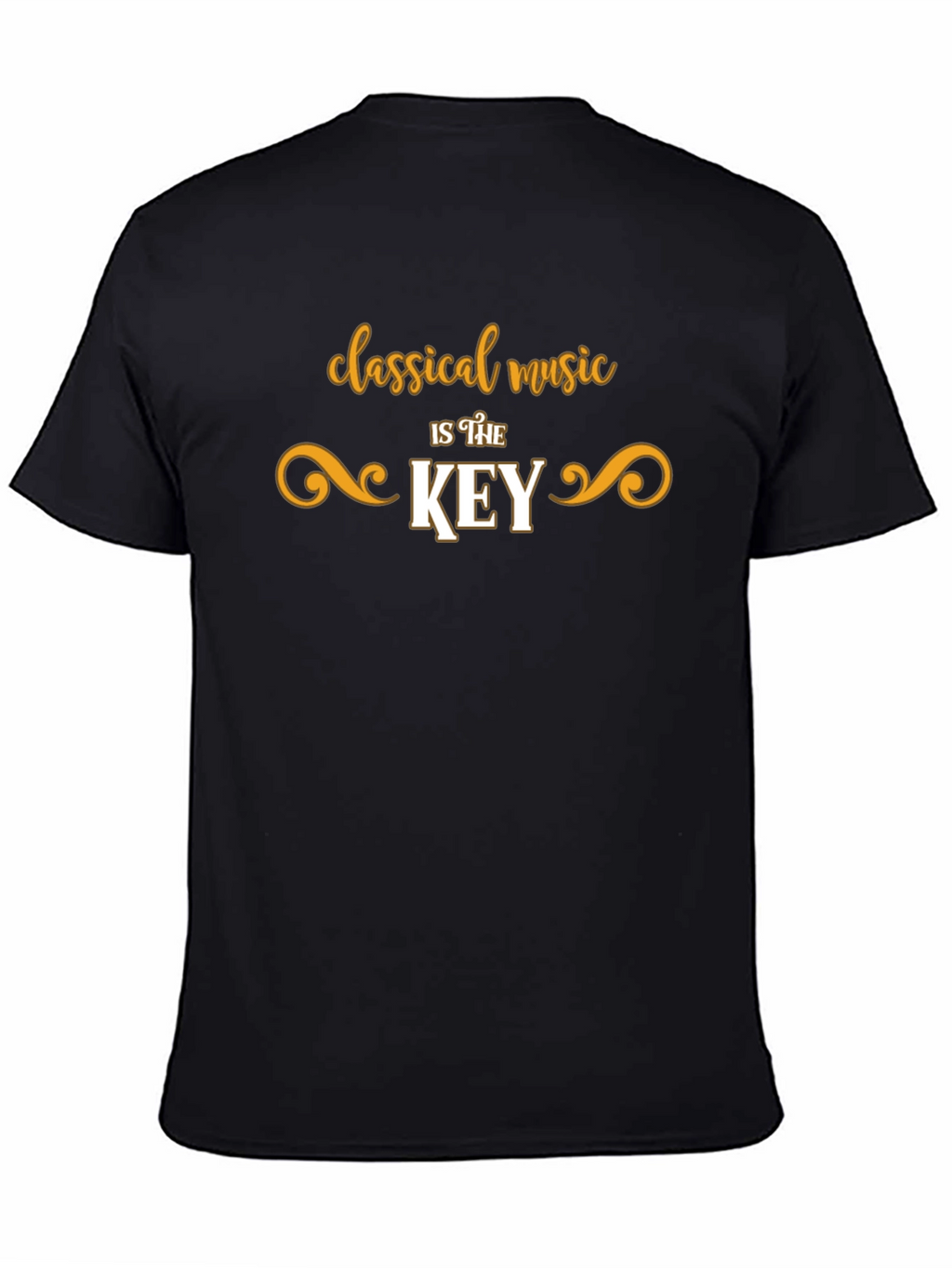 Classical Music is the Key Black T-Shirt