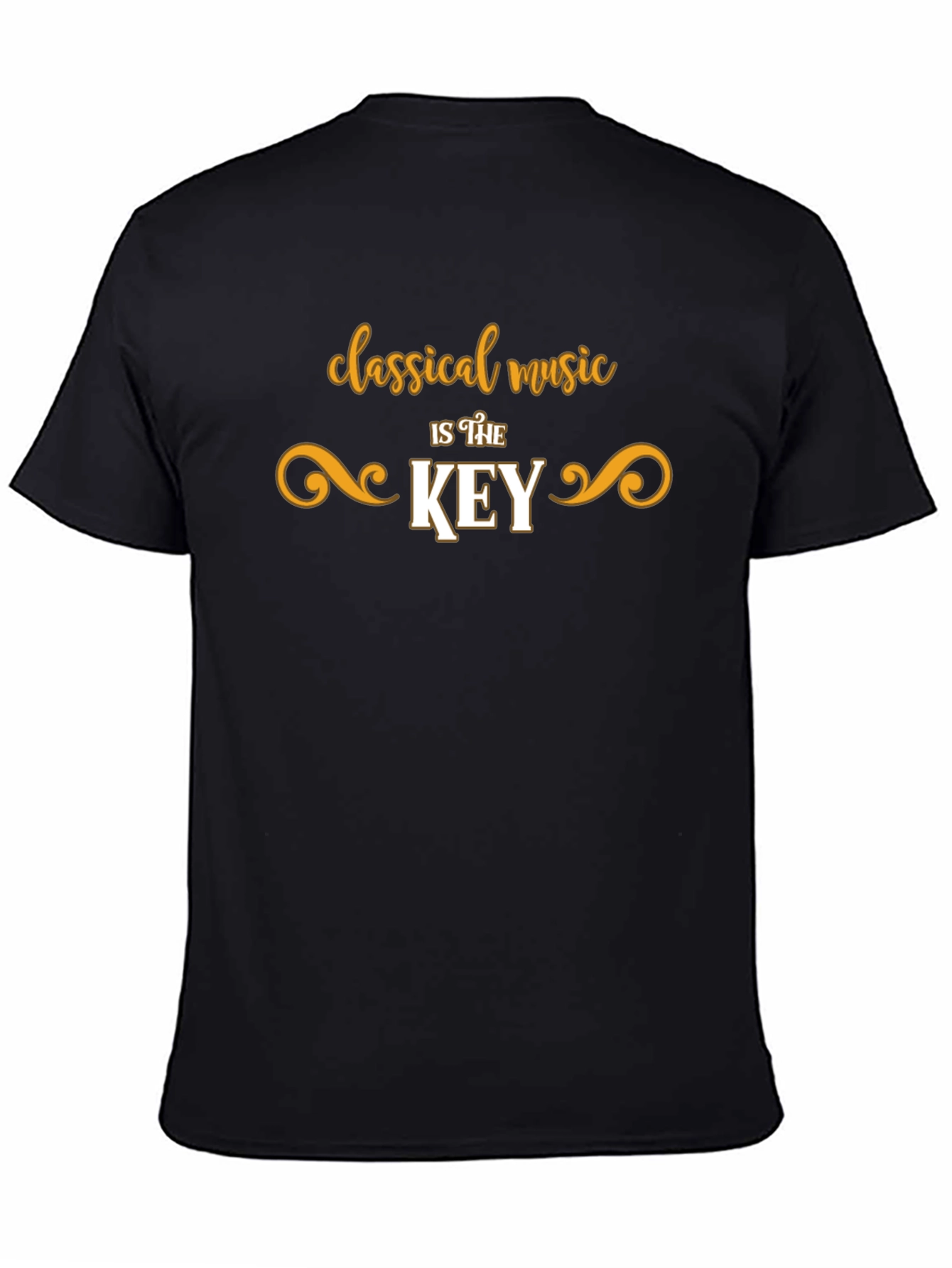 Classical Music is the Key Black T-Shirt