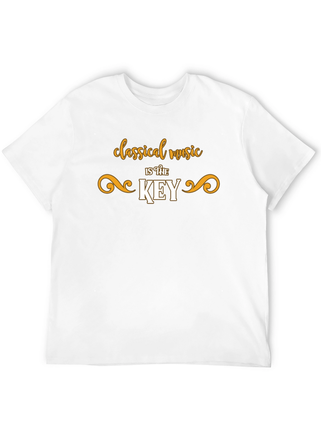 Classical Music is the Key Black T-Shirt