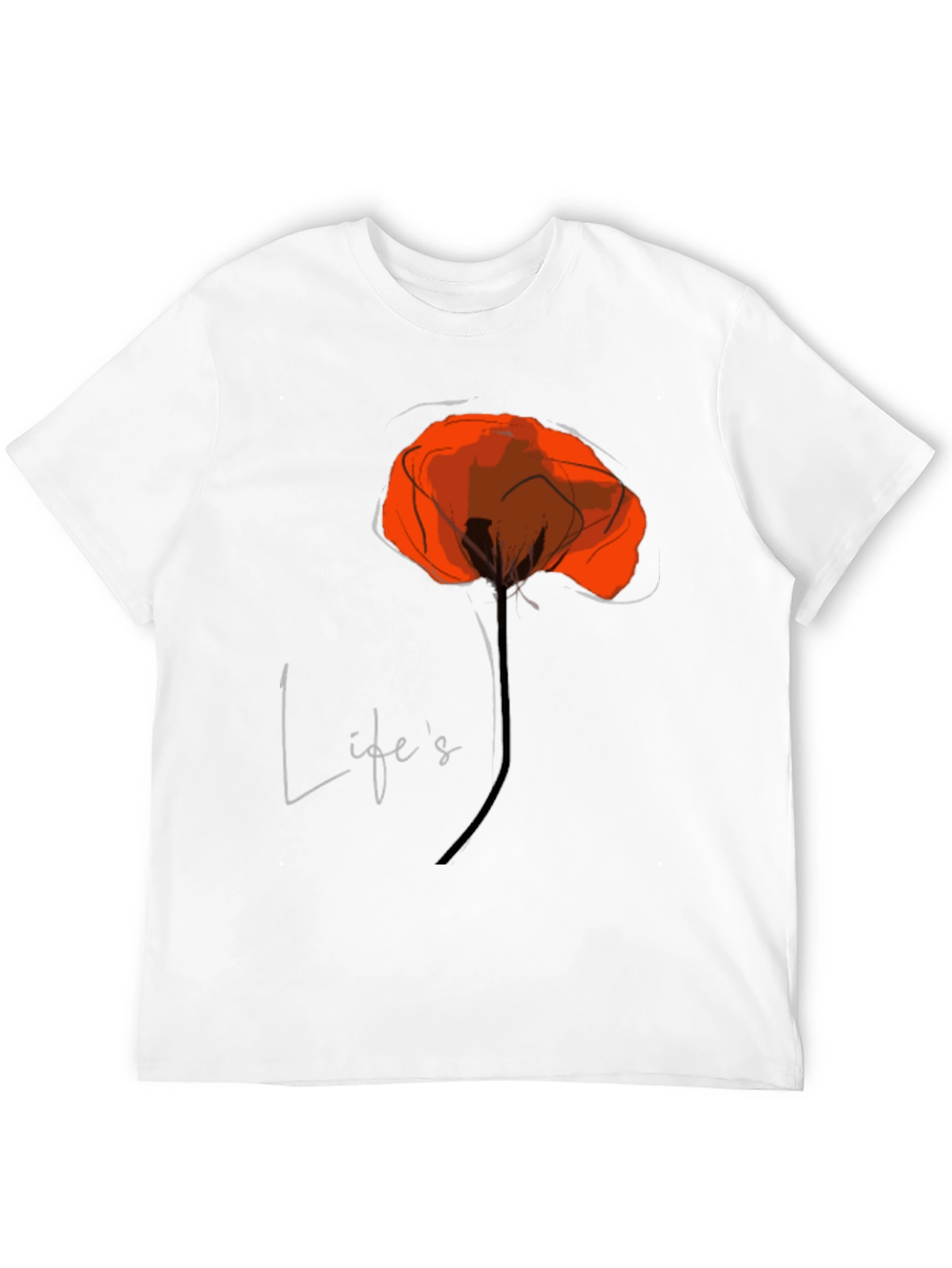 Lifes a Poppy T-Shirt - Stylish Graphic Tee