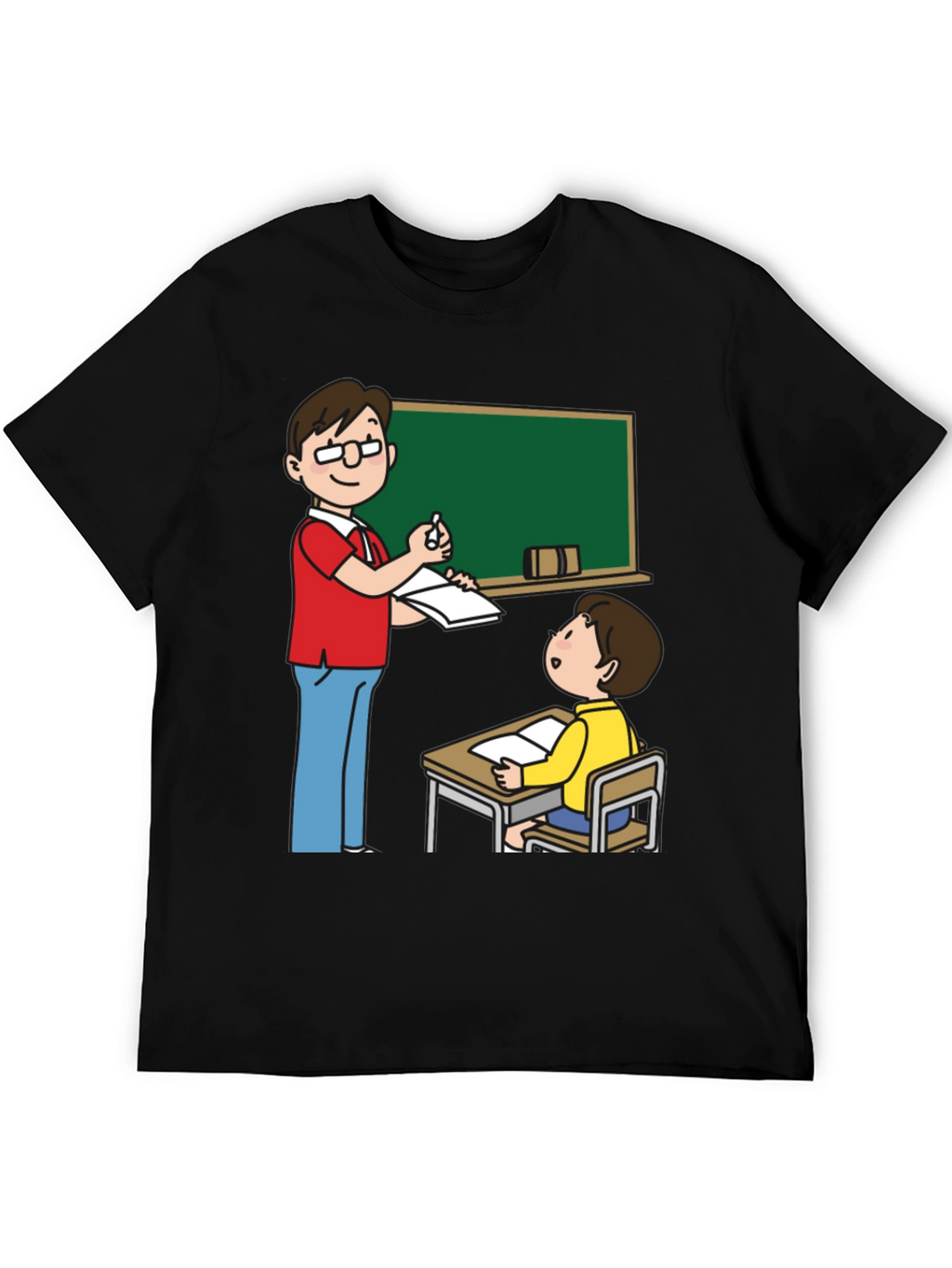 Teacher and Student Graphic Tee - Black