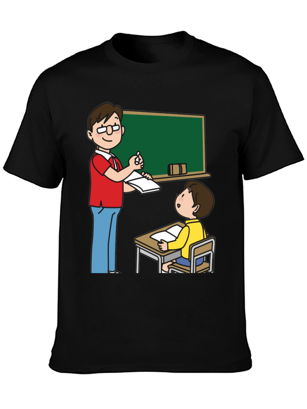 Teacher and Student Graphic Tee - Black